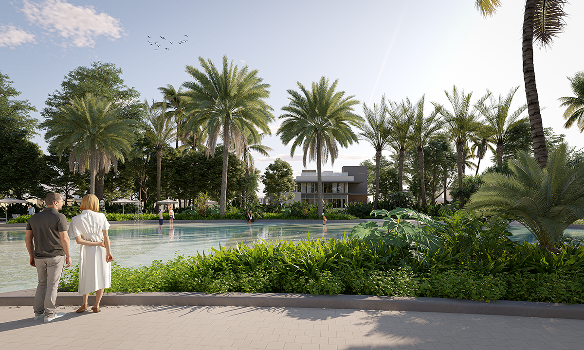 DAINTREE PARK_CLUBHOUSE & LAGOON Elwood by Sobha – Dubai | Presented by Global Estates®