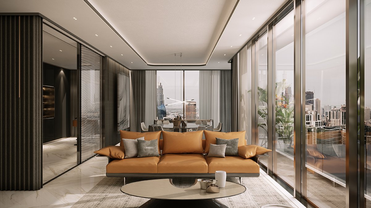 DVT_Living 2 Davinci Tower – Interiors by PAGANI