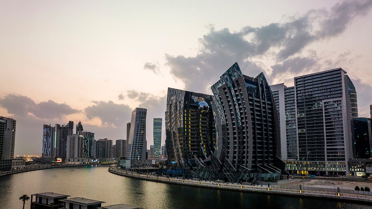 DVT_late sunset_wide Davinci Tower – Interiors by PAGANI