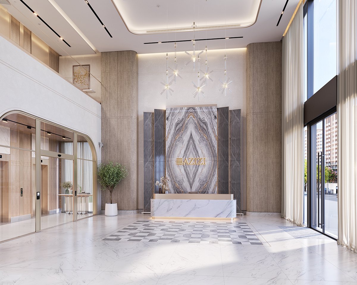 ENTRANCE LOBBY_VIEW 5 Milan by Azizi – Dubai | Presented by Global Estates®