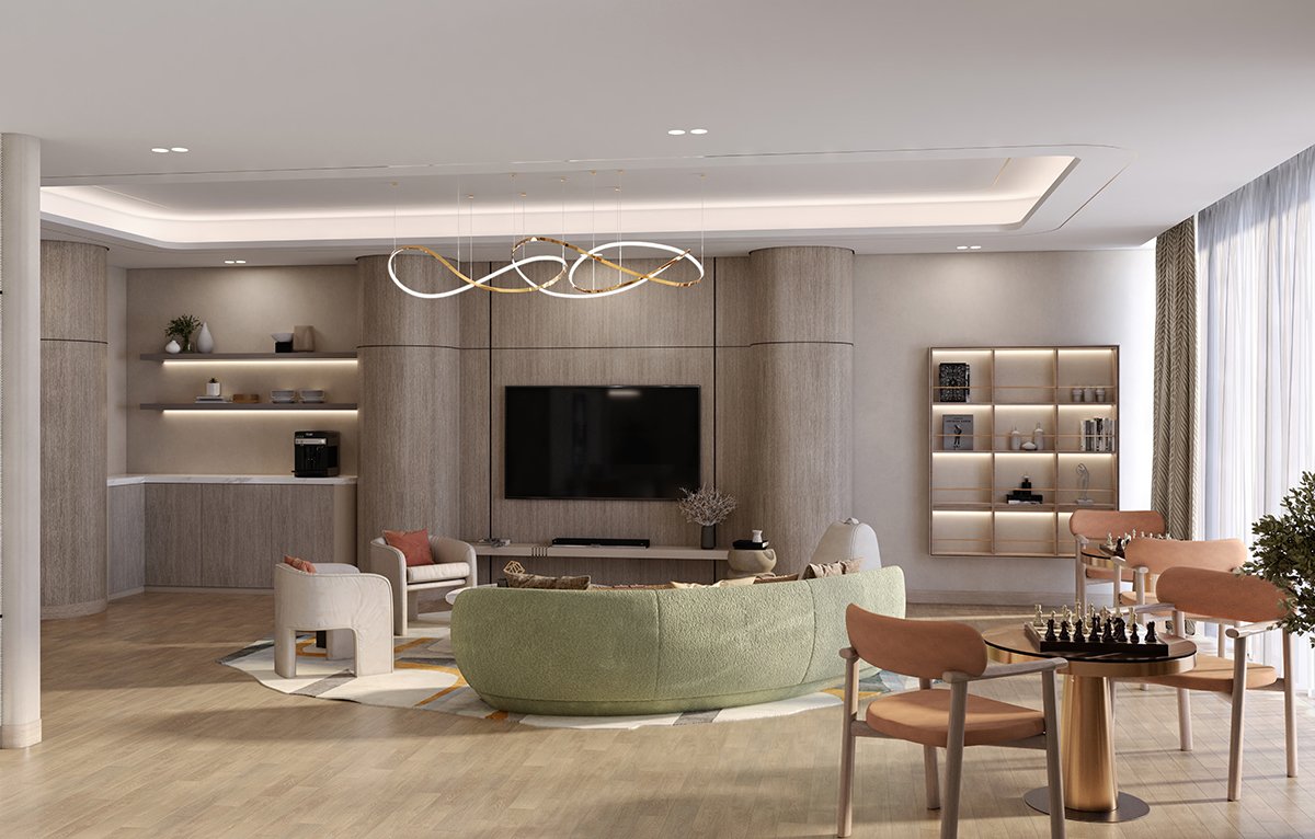 GAMES ROOM_VIEW 1 Milan by Azizi – Dubai | Presented by Global Estates®