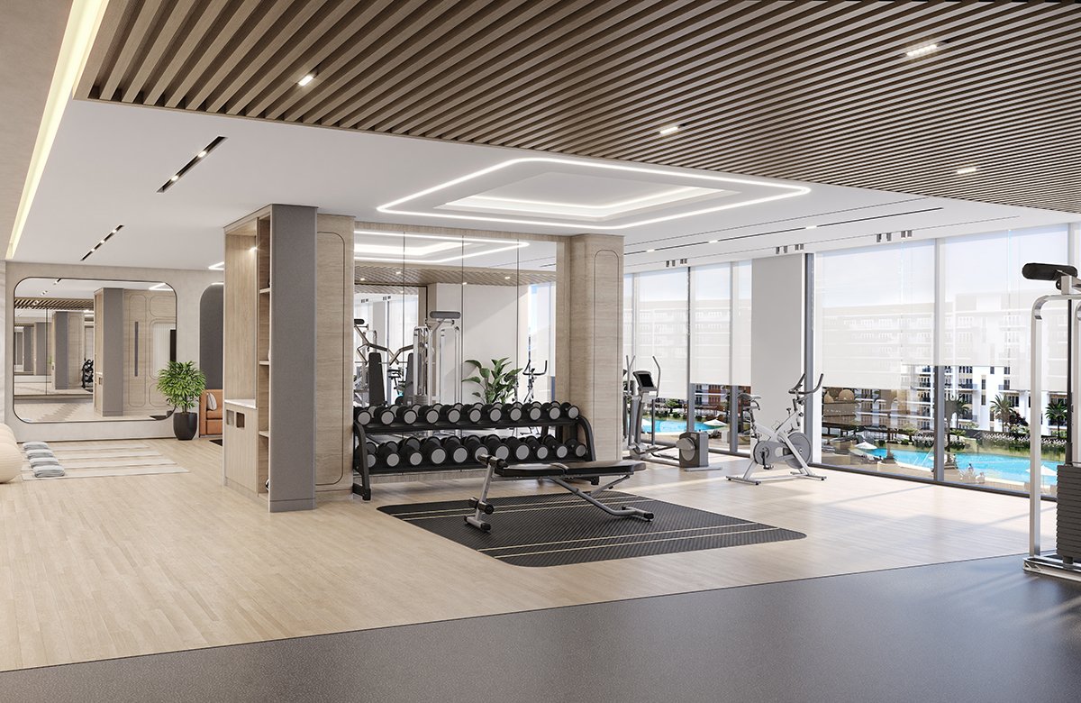GYM_VIEW 3 Milan by Azizi – Dubai | Presented by Global Estates®