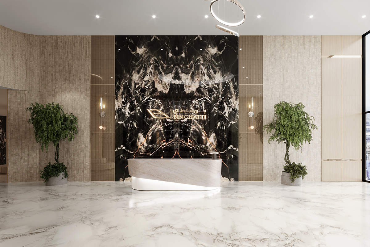 Lobby C3 Royale by Binghatti – Dubai | Presented by Global Estates®
