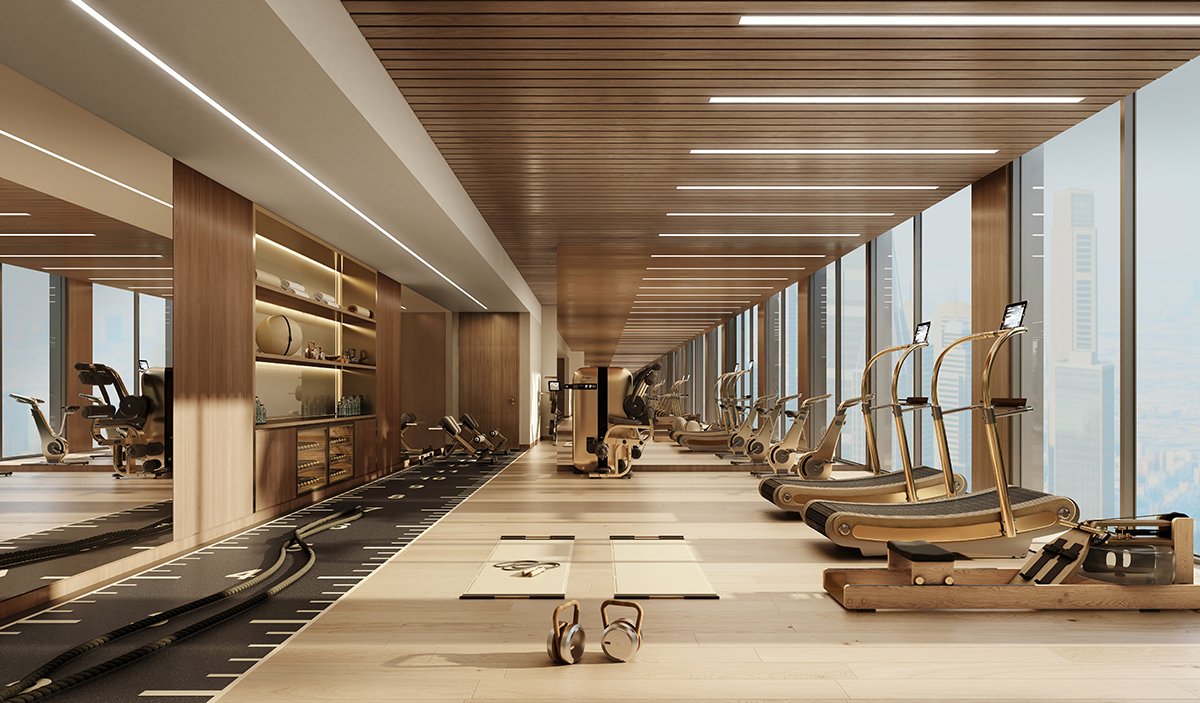 TTD_Residences_Gym Trump International Hotel & Tower – Dubai