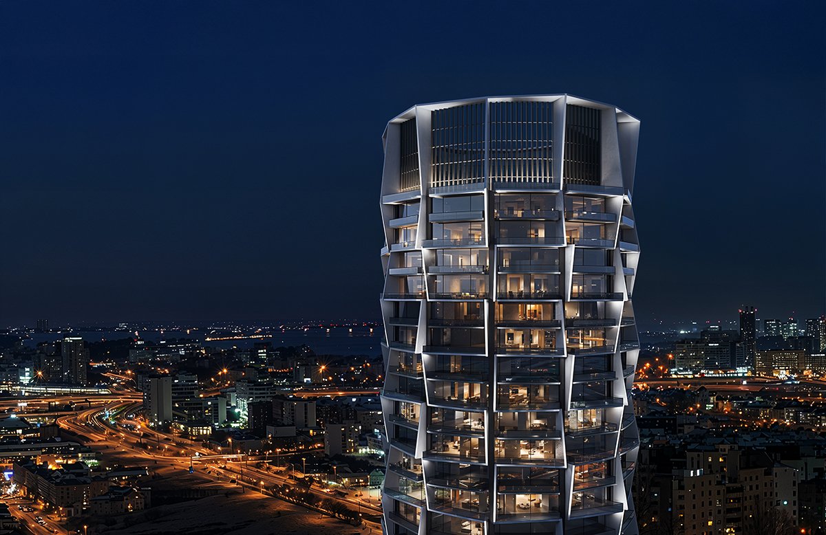 25005_Night_Blue Circle by Binghatii – Dubai | Presented by Global Estates®