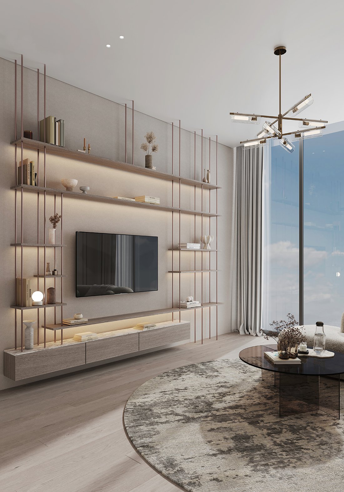Imtiaz Developments2_living_room_3 Cove Boulevard by Samana – Dubai | Presented by Global Estates®