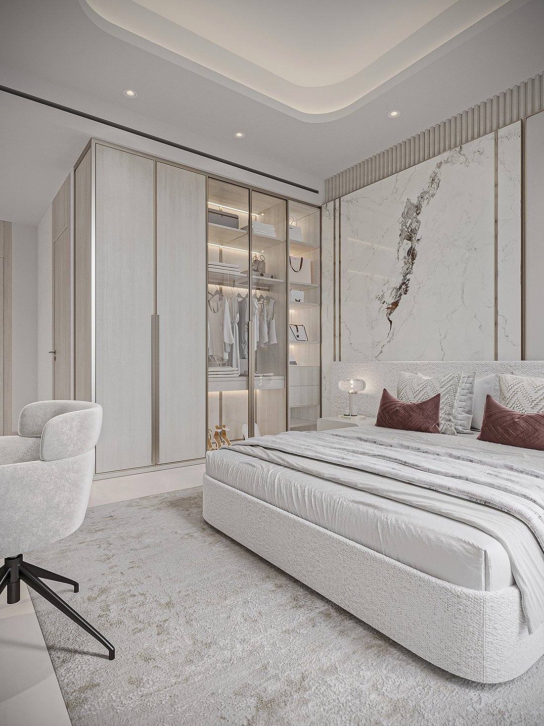 TH – Typical Guest Bedroom Cotier House 2 – Dubai| Presented by Global Estates®