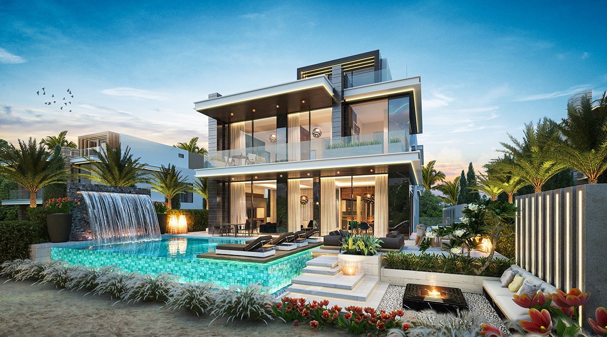 V55 venice – Rear 02 LR Venice Lagoons by Azizi – Dubai | Presented by Global Estates®