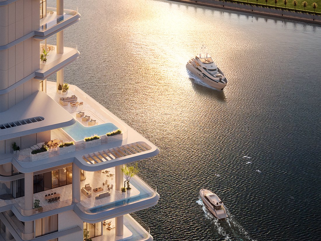 VELA by OMNIYAT Managed by Dorchester Collection Terraces Vela, Marasi Bay – Dubai | Presented by Global Estates®