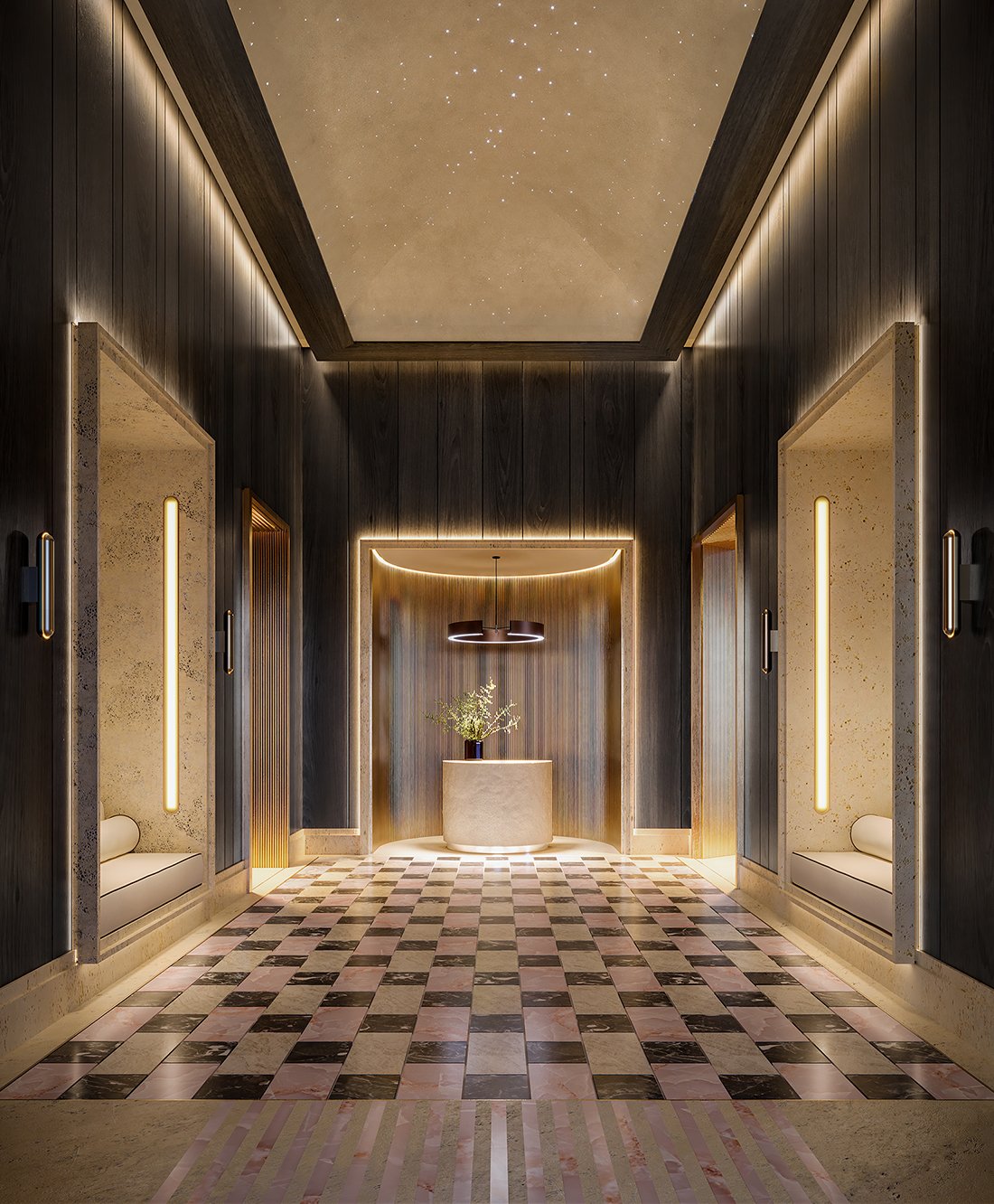 VELA_Interior_ReceptionLobby Vela, Marasi Bay – Dubai | Presented by Global Estates®
